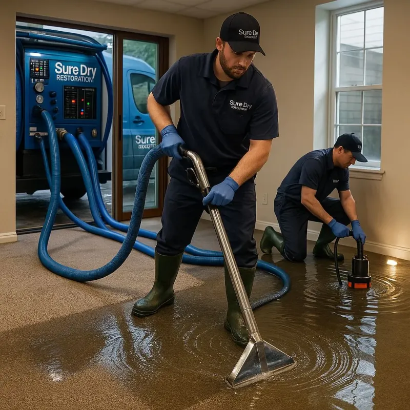 Water Extraction and Removal process in Meadow Oaks, FL